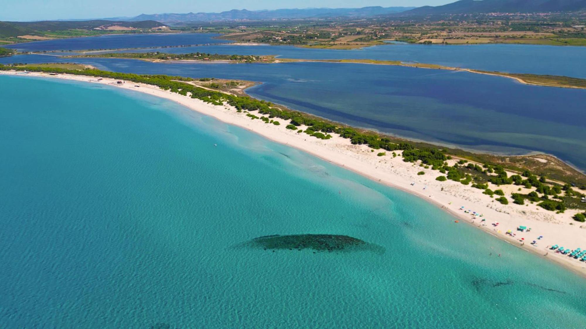 Rustico Porto Pino 30 Mt Dalla Spiaggia ภายนอก รูปภาพ